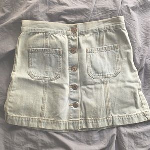 Cute Light-wash Summer Skirt